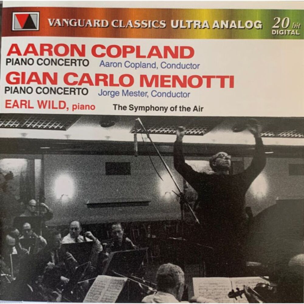 Copland / Menotti / Wild / Symphony Of Air - Piano Concerti  CD